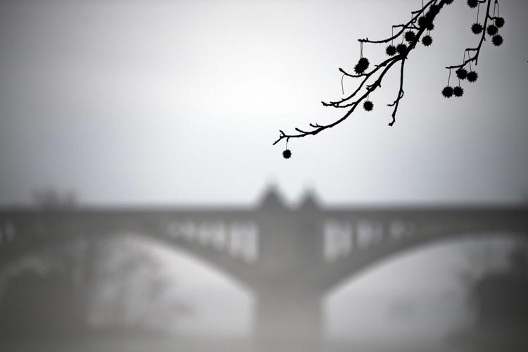 Fog photo Veterans Memorial Bridge