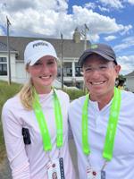 Indiana high school champ has coach for caddy at US Women's Open