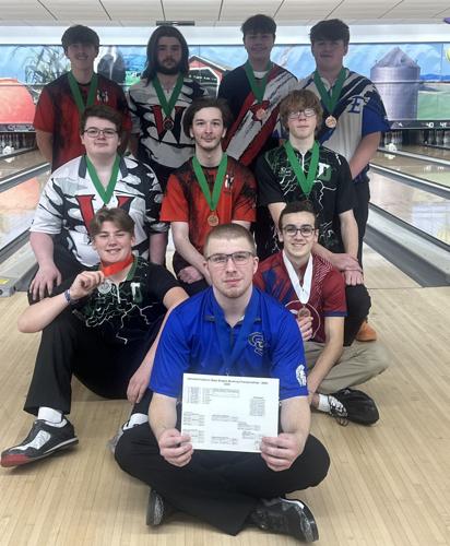 Boys bowling group shot