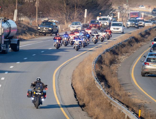 police procession