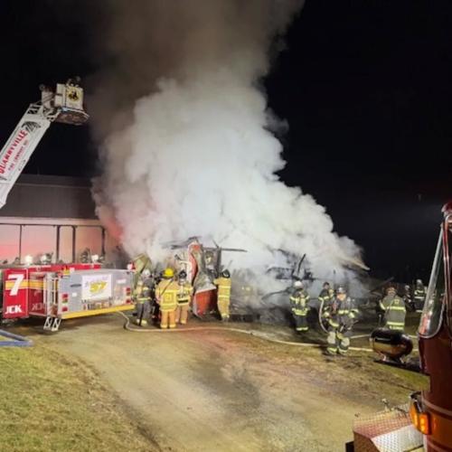 Colerain farm fire