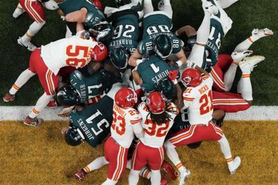 APTOPIX Super Bowl Football